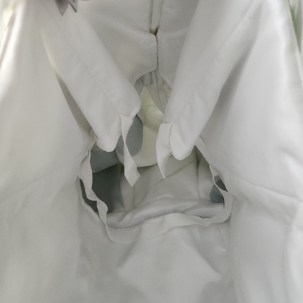 Kay Unger Green and White Strapless Dress - Picture 14 of 15